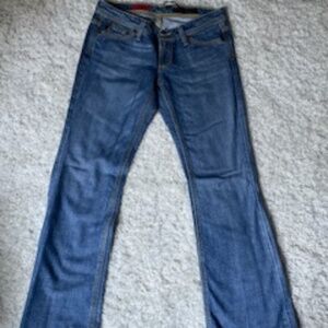 AG Women Jeans Size 26 low rise wide leg